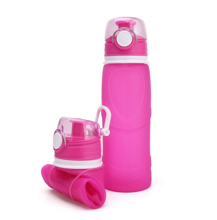 Stay hydrated without the bulk. This foldable silicone water bottle is lightweight, reusable and easy to carry, making it perfect for the gym, travel, workouts and life on the go.