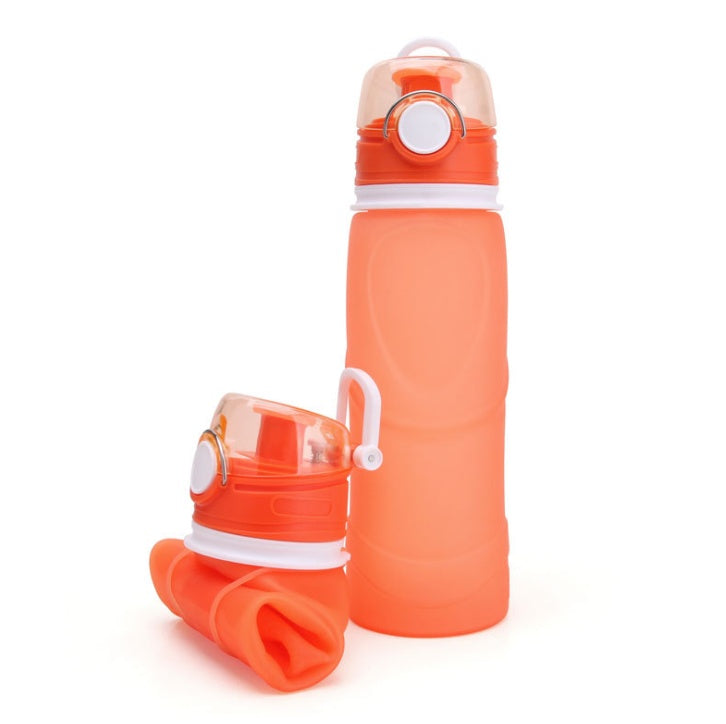 Stay hydrated without the bulk. This foldable silicone water bottle is lightweight, reusable and easy to carry, making it perfect for the gym, travel, workouts and life on the go.