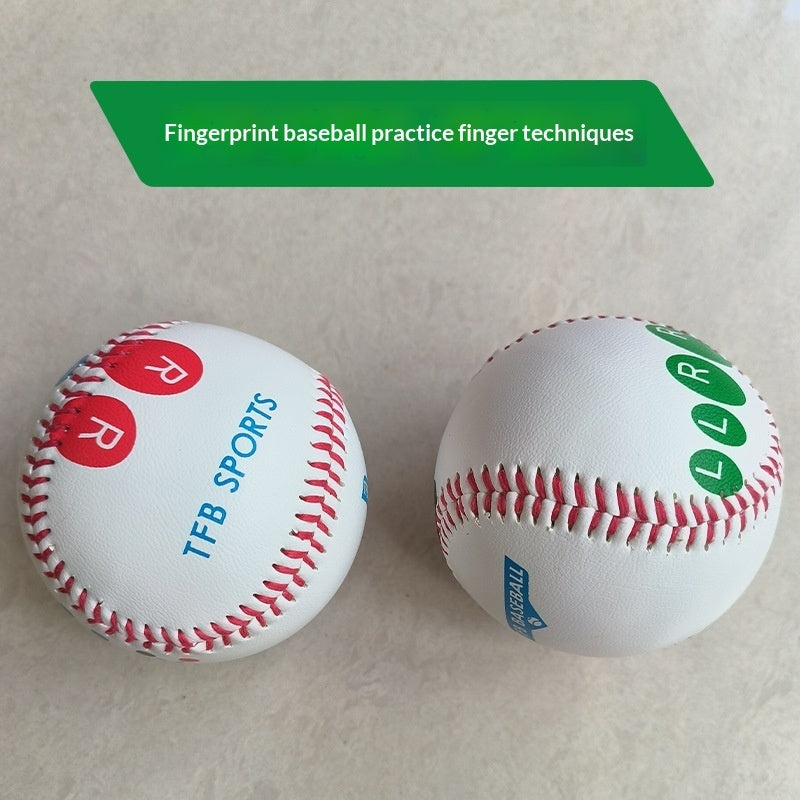 Softball And Baseball Finger-print Ball