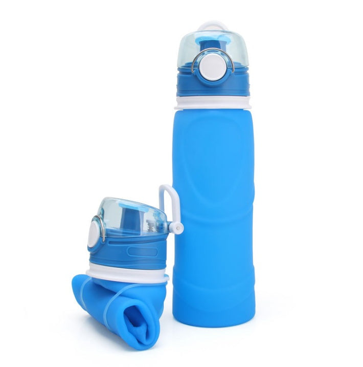 Stay hydrated without the bulk. This foldable silicone water bottle is lightweight, reusable and easy to carry, making it perfect for the gym, travel, workouts and life on the go.